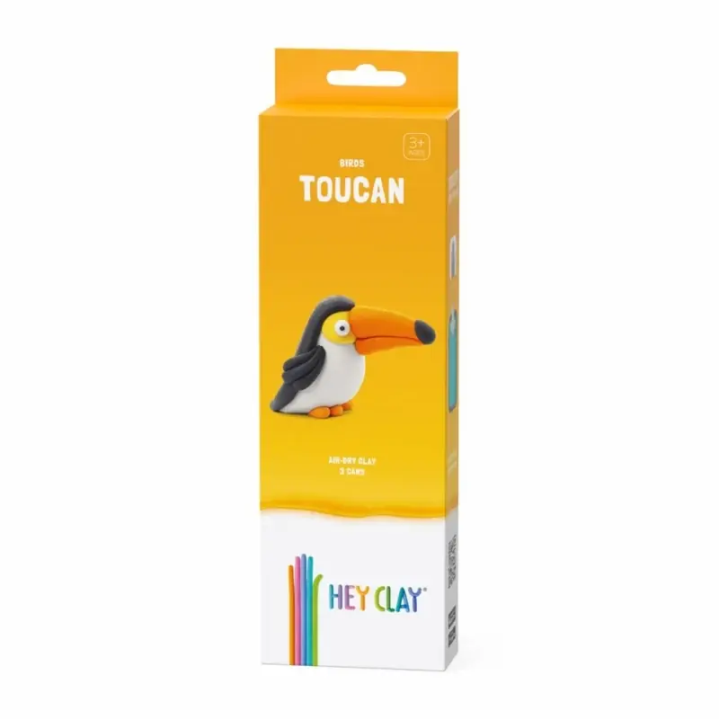 Nieuw Hey Clay interactieve boetseerkleiset - vogel - toekan