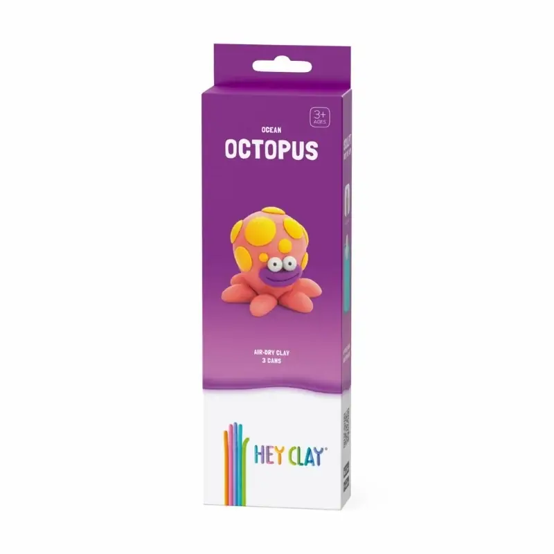 Hey Clay interactieve boetseerkleiset - oceaandier - octopus Koop Online