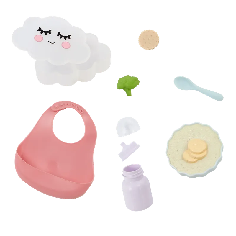 LullaBaby - Poppenvoedingsset met accessoires Voordeelprijs