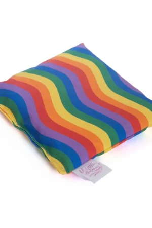Tijdelijk Beschikbaar Little Botanic Label - Pittenzakje regenboog waves (1 stuks)