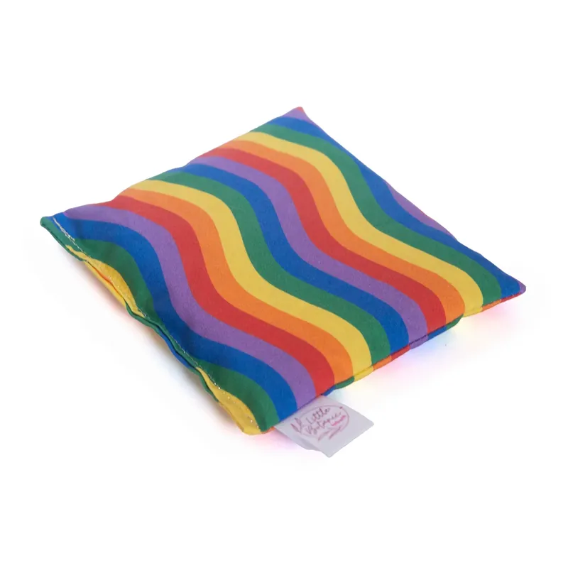 Tijdelijk Beschikbaar Little Botanic Label - Pittenzakje regenboog waves (1 stuks)