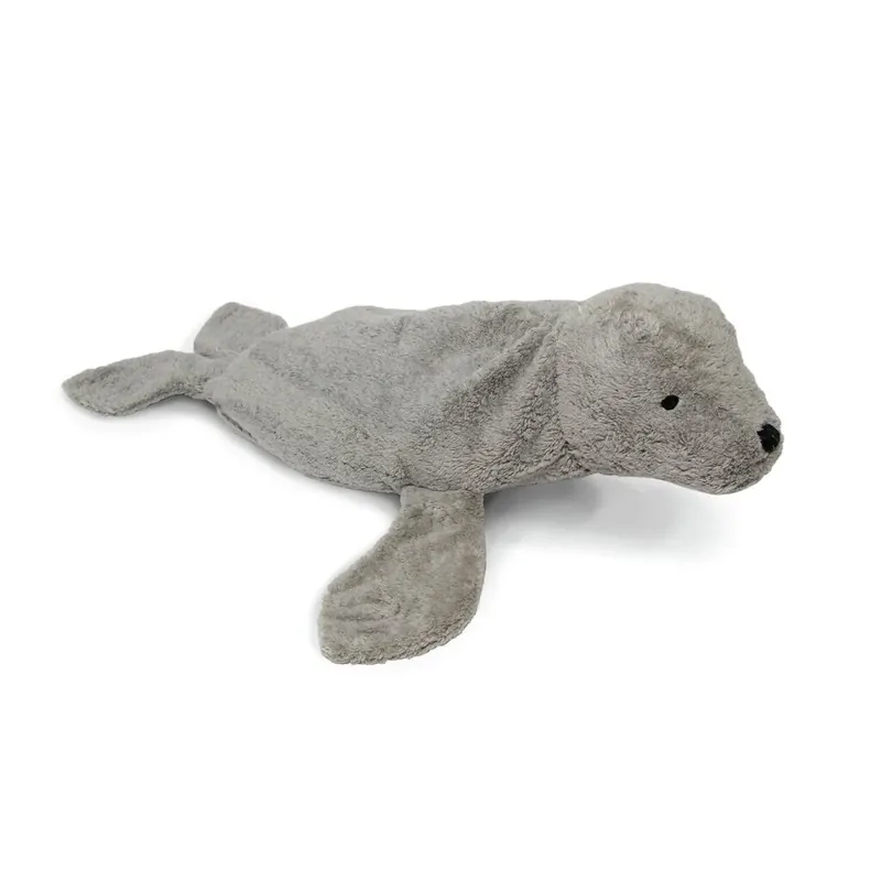 Flitsaanbieding Senger Naturwelt - Knuffeldier Zeehond Warmtekussen Groot - Grijs