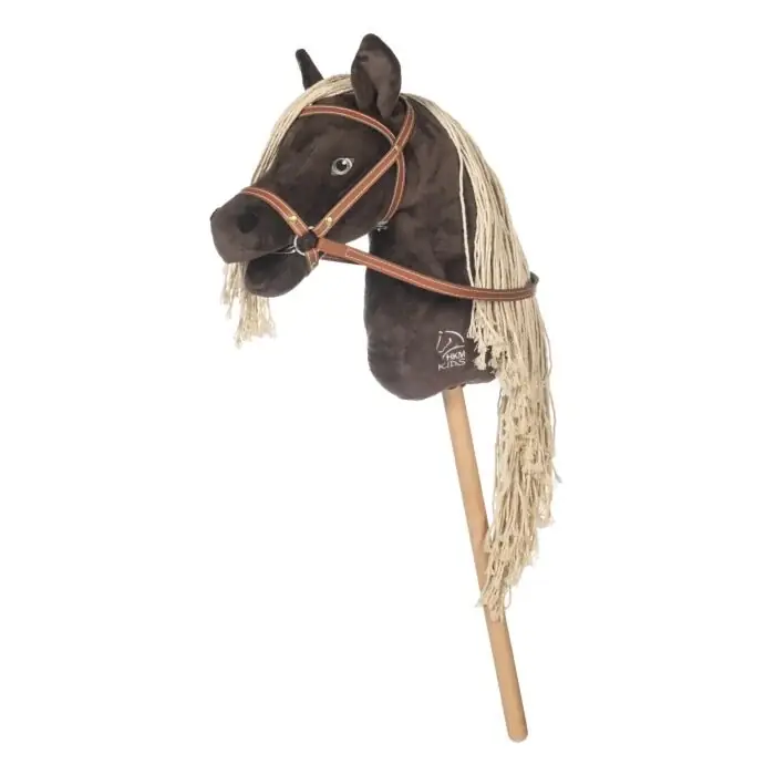 Betaalbaar HKM - Hobby Horse Mini stokpaard - donkerbruin