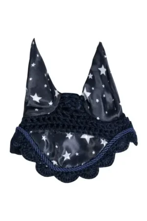Populair HKM - Oornetje voor stokpaard hobby horse - navy met sterren