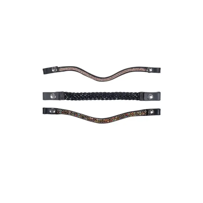 Populair HKM - frontriemen voor stokpaard hobby horse - bont