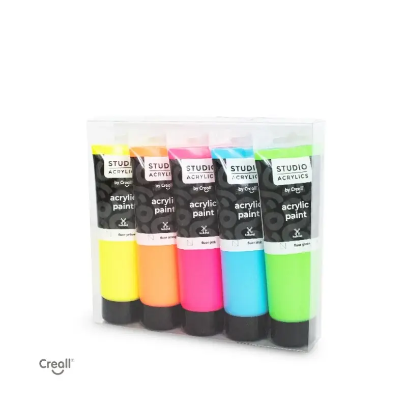Alleen Vandaag Creall - Acrylverf fluor (5x120 ml)