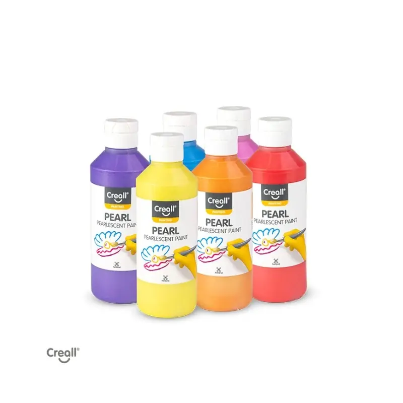Creall – Pearl parelmoerverf (6x250 ml) Superprijs