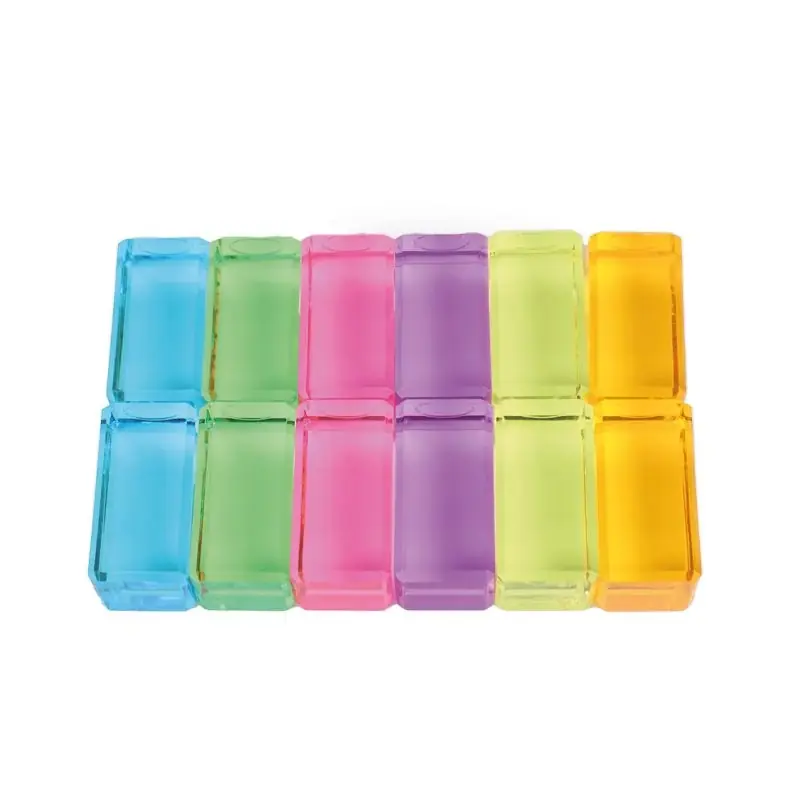 Goedkoop Bauspiel 12 XL Pastel Lucent Cubes Doorzichtige blokken