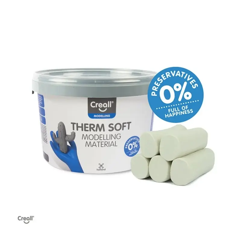 Creall - Therm soft klei - wit 2kg Nu Kopen