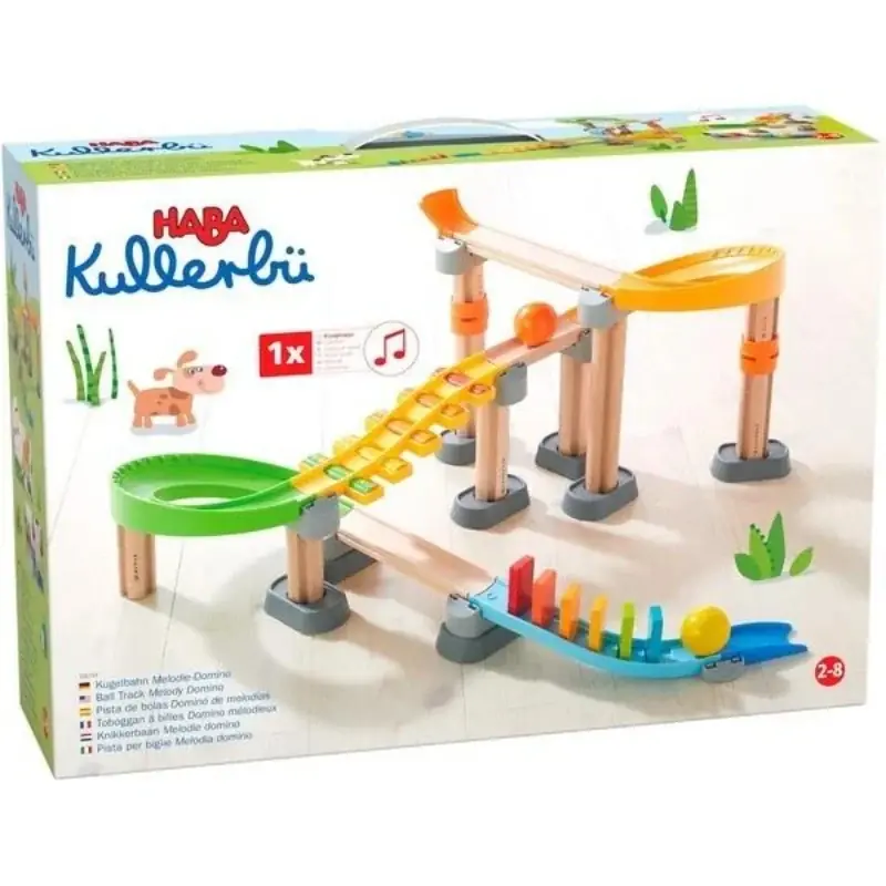 Knikkerbaan Kullerbü Melodieuze Domino (2+ jaar) - Haba Voordeelprijs
