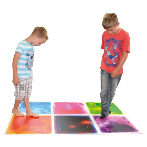 Eduplay - 6 Grote Sensorische Vloertegels (50x50cm) Merkproduct