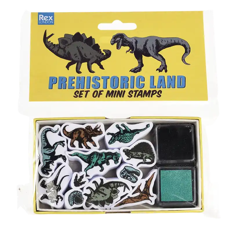 Gereduceerde Prijs Rex London - Mini Stempelset Prehistorisch Landschap