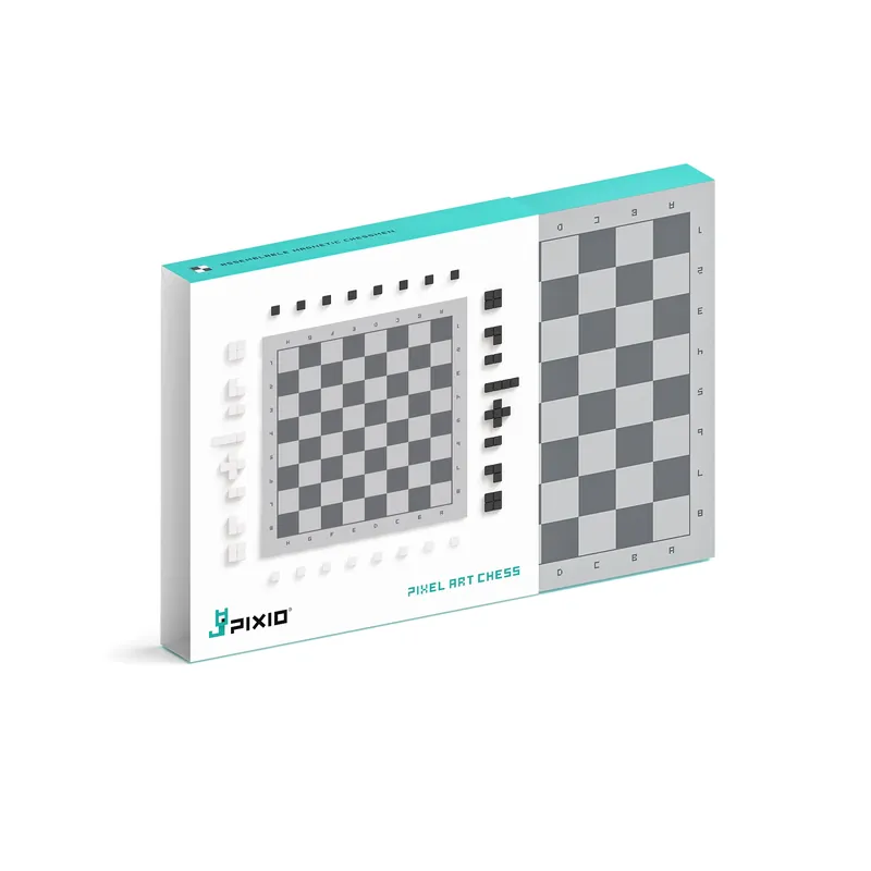 Pixio - Boardgame Pixel Art Chess - 70 magneetblokjes Gecertificeerd