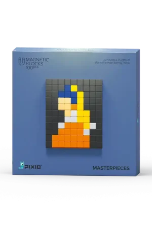 Koop Online Pixio - Masterpiece Girl with a Pearl - 100 magneetblokjes