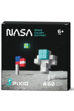 Laatste Kans Pixio - Story NASA Space Colony Outpost - 60 magneetblokjes