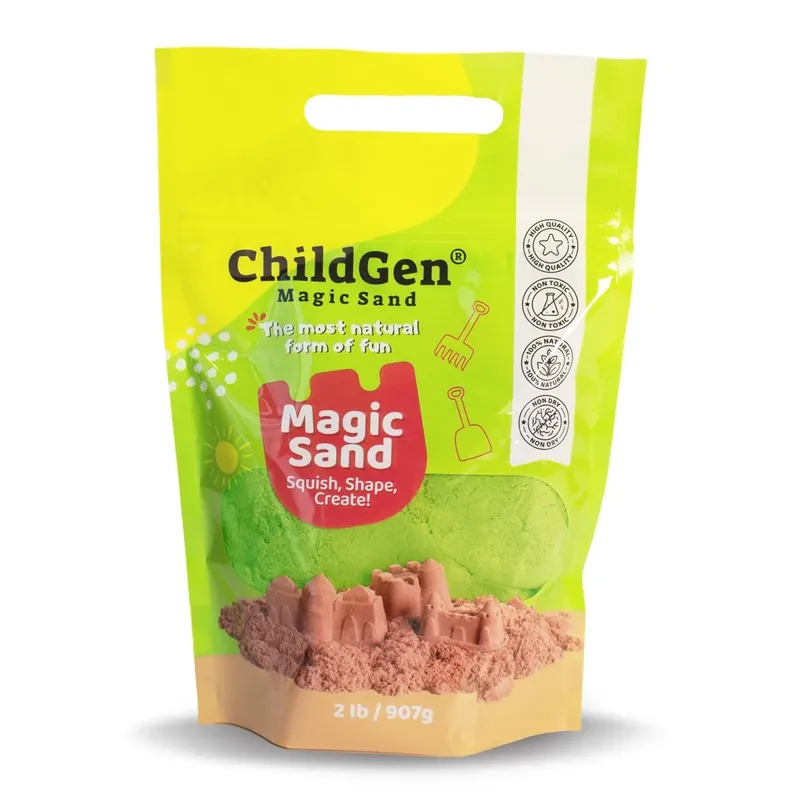 Childgen - magisch zand groen 907gr Aanbieding