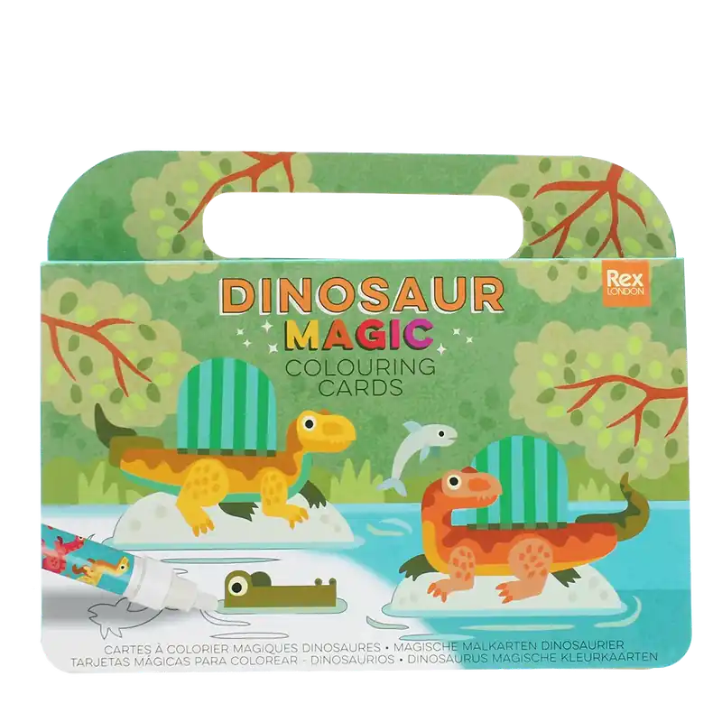 Rex London - Magische Waterkleurkaarten Baby Dino's Direct Verzonden