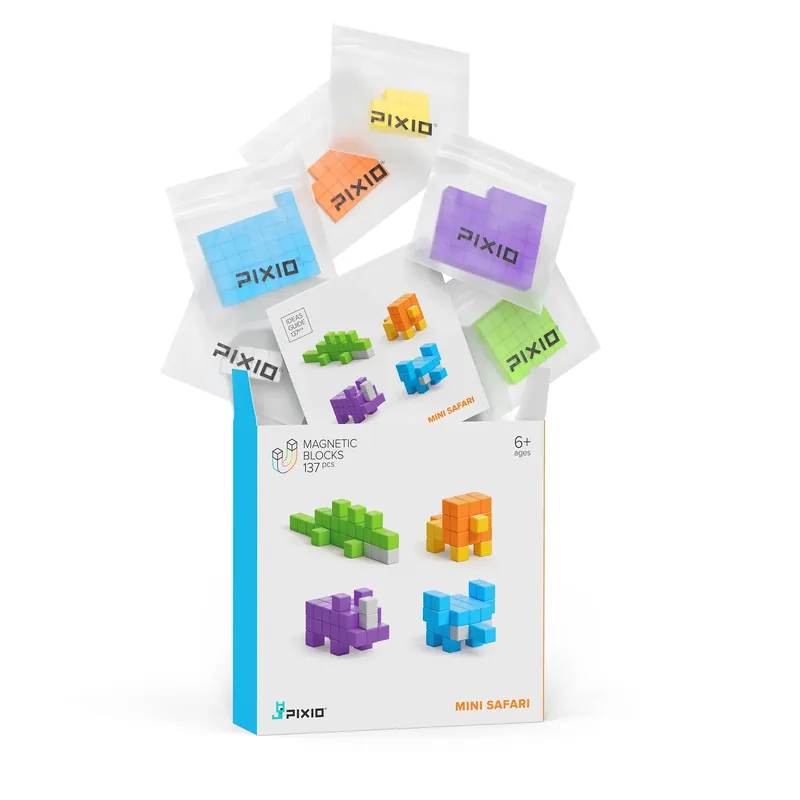 Pixio - Story Mini Safari - 137 magneetblokjes Uitverkoop