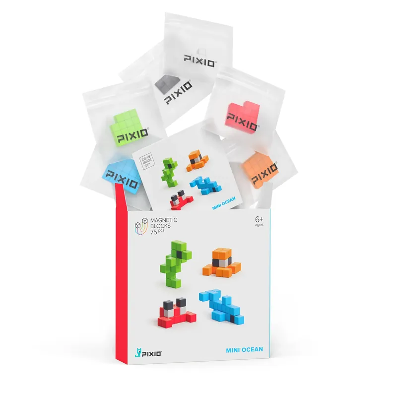 Hete Deal Pixio - Story Mini Ocean - 137 magneetblokjes