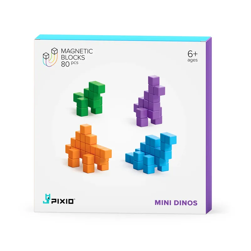 Hoge Kwaliteit Pixio - Story serie Mini Dinos - 80 magneetblokjes