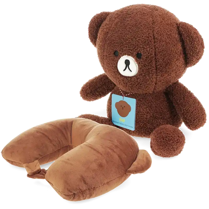 Rex London - Reiskussen Knuffel 2-in-1 Cosy Bob Weekendaanbieding