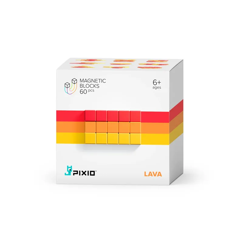Populair Pixio - Abstract Lava - 60 magneetblokjes