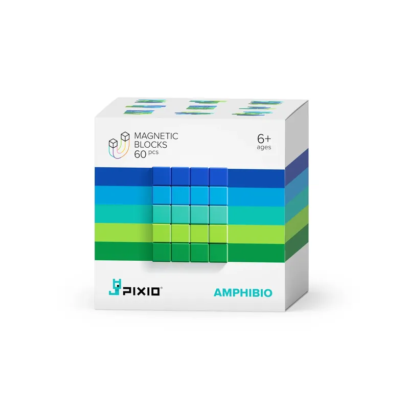 Korting Pixio - Abstract Amphibio - 60 magneetblokjes