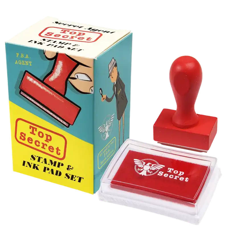 Op = Op Rex London - Stempelset Topgeheim met Stempel en Inktkussen