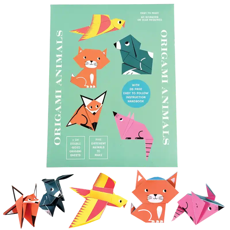Rex London - Origami Set Kinderen Dieren Rechtstreeks Van De Fabrikant