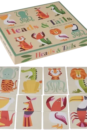 Beste Prijs Rex London - Kop en Staart Spel Kleurrijke Dieren