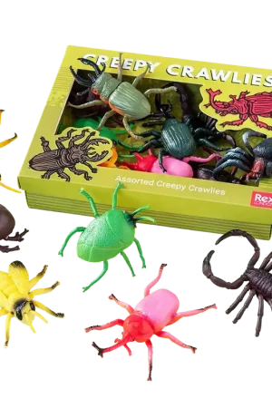 Superprijs Rex London - Kruipende Beestjes Set (doos met 10 stuks)