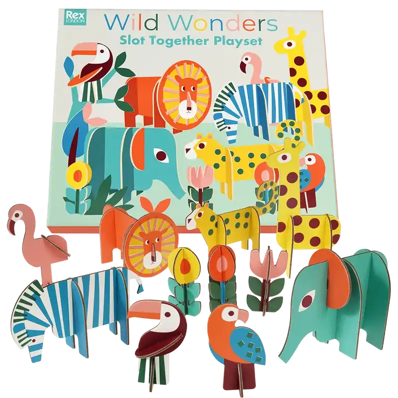 Koopje Rex London - Speelset In Elkaar Steken Wild Wonders