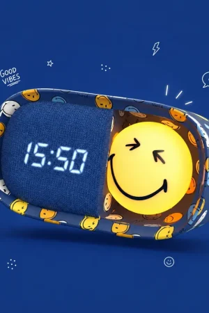 Hoge Kwaliteit MOB x SmileyWorld - Dreamy Clock - Blauw