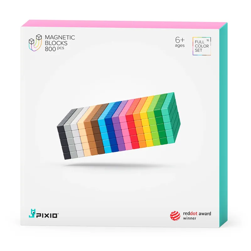 Korting Pixio - Design serie - 800 magneetblokjes