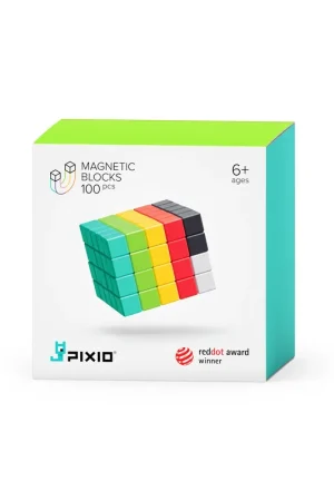 Actieprijs Pixio - Design serie - 100 magneetblokjes