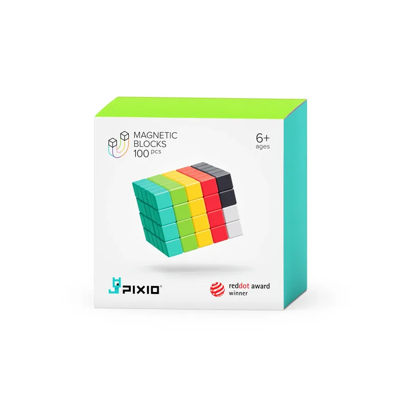 Actieprijs Pixio - Design serie - 100 magneetblokjes