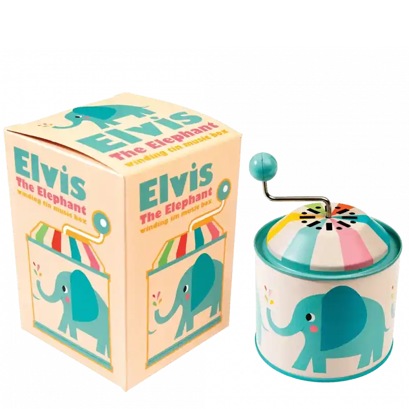 Rex London - Muziekdoosje Elvis de Olifant Direct Beschikbaar