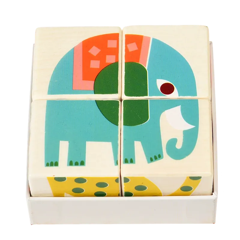 Rex London - Houten Puzzelblokjes Wild Wonders Beste Prijs