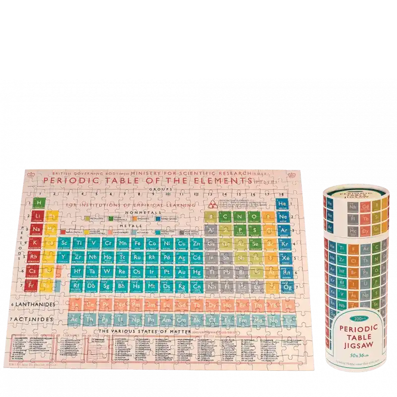 Tijdelijk Beschikbaar Rex London - Legpuzzel in Koker Periodiek Systeem (300 stukjes)