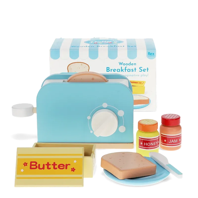 Shop Nu Rex London - Houten Broodrooster Speelset