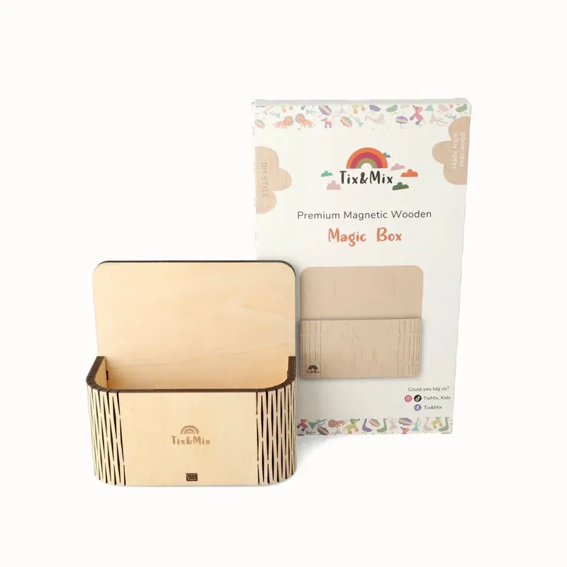 Tix&Mix - Magnetische Magic Box Hout Exclusieve Aanbieding
