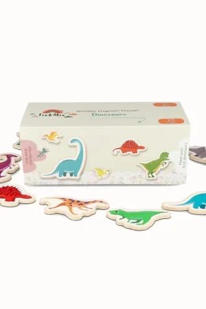 Rechtstreeks Van De Fabrikant Tix&Mix - Magnetische Speelset Dinosaurussen, 20-delig