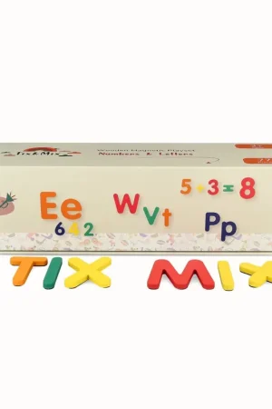Lage Kosten Tix&Mix - Magnetische Speelset Cijfers en Letters 77-delig