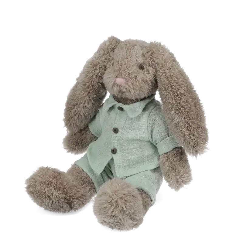 Rex London - Pluche Knuffelkonijn in Blauw Pakje Direct Beschikbaar