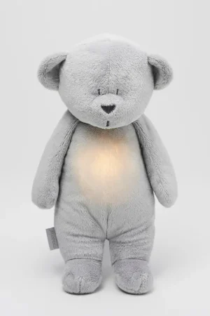 Moonie Beer Knuffel met Nachtlampje Silver Direct Beschikbaar