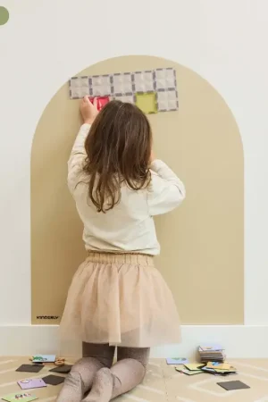 Koop Online Kinderly Verwijderbaar Magnetisch Behang Beige