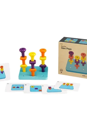Edx Education - Busy Play Geo Stekers - Set van 9 Meest Verkocht