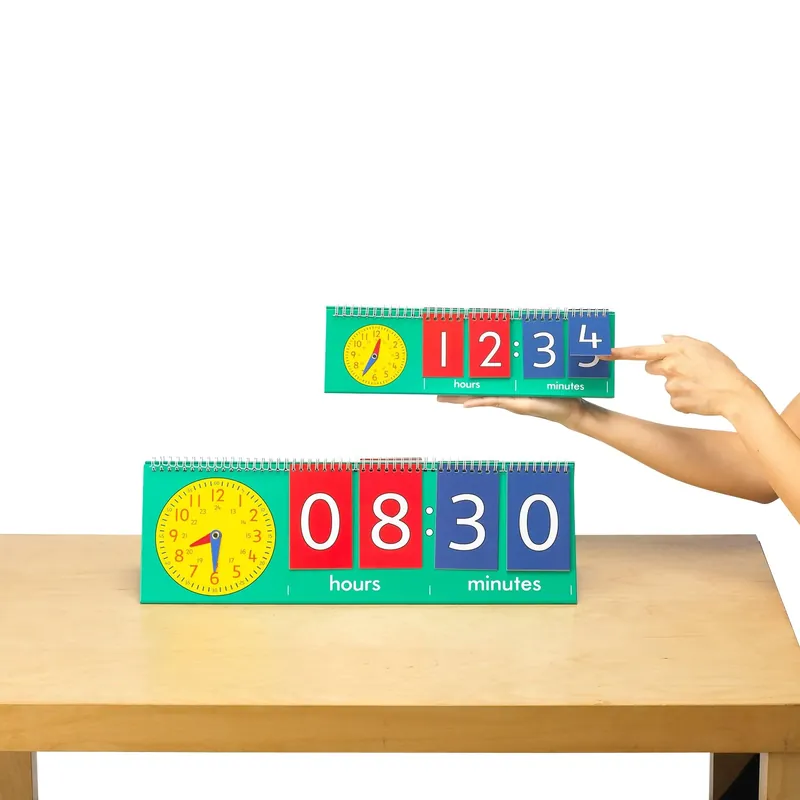 Flitsaanbieding Edx Education - Tijd Klokkijker - Set van 10 Leerlingklokkijkers