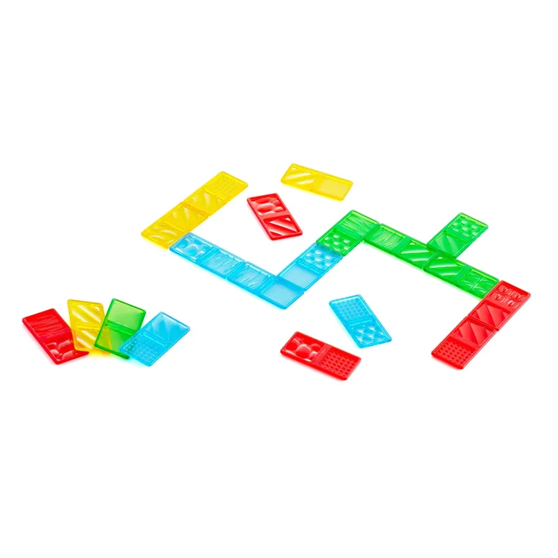 Edx Education - Doorzichtige Domino's met Textuur - Set van 112 Goedkoop