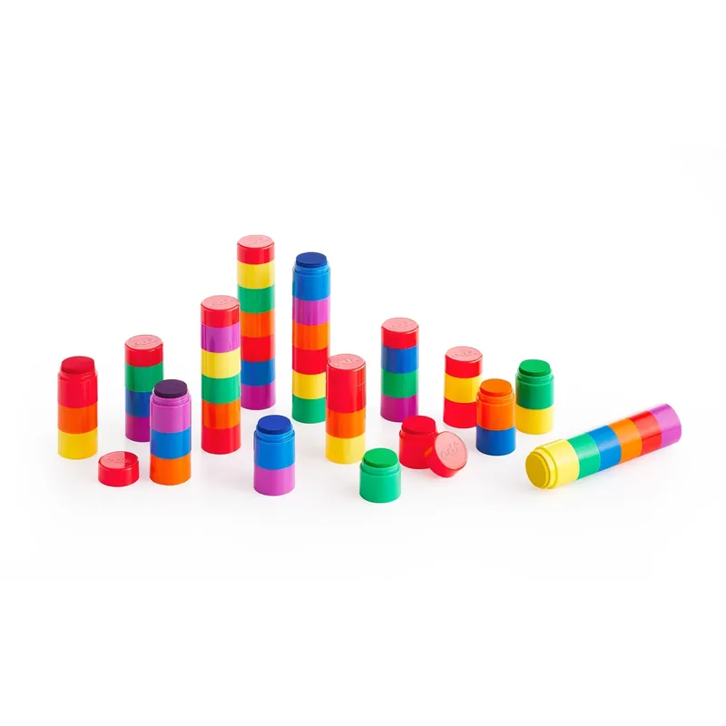 Edx Education - Regenboog Stempelkussentjes - 8 Sets van 6 Kleuren Nieuw